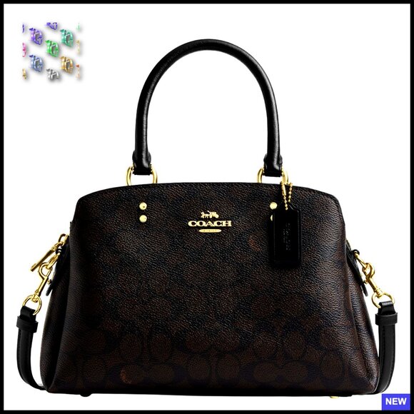 Handbags - Mini Satchel Shoulder Bag Leather Canvas Crossbody Chic Classic Everyday